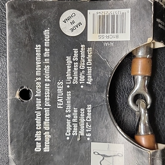 Copper Roller Snaffle Bit - Picture 4 of 4